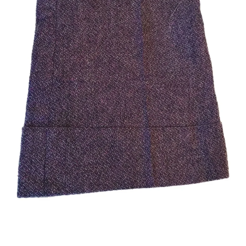 Ted Baker Purple Marled Wide Leg Bermuda Culottes, Size 4 (XS), EUC, Vintage Y2K - Picture 6 of 8